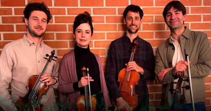 El cuarteto Font de m&uacute;sica antigua. / x