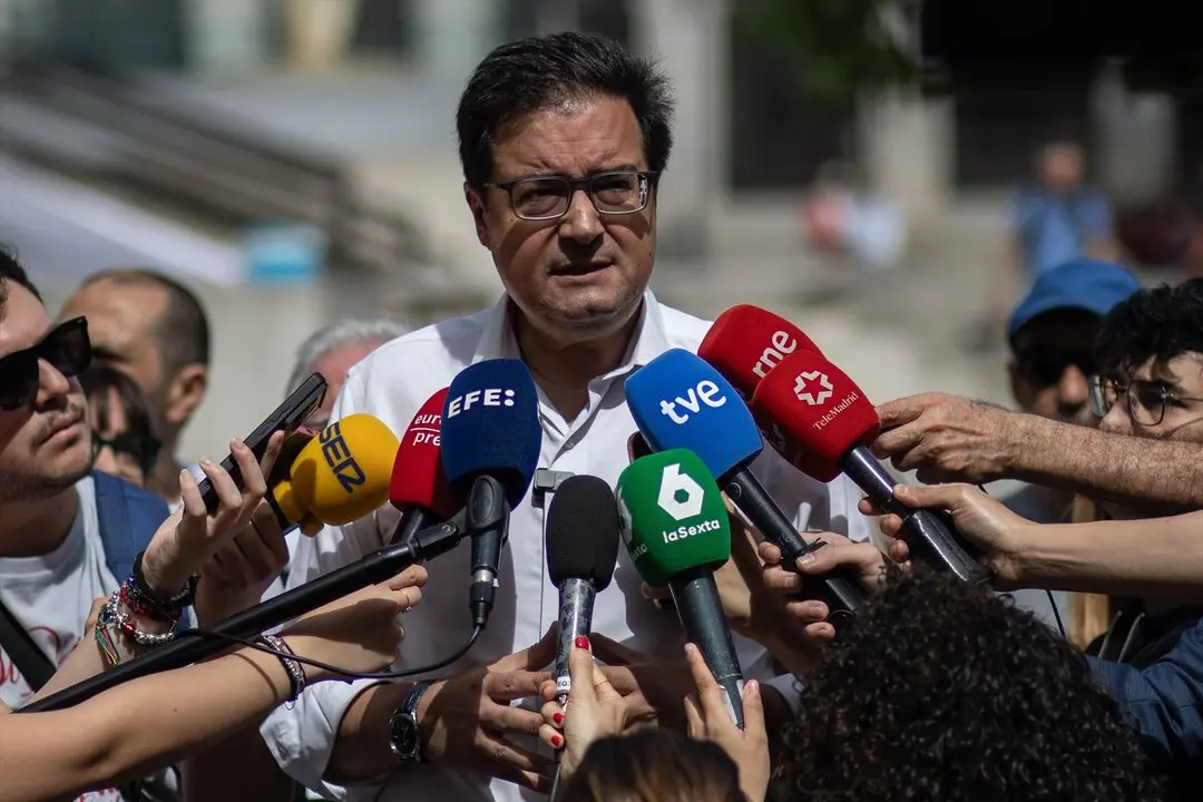 El secretario general del PSOE de Madrid y ministro para la Transformaci&oacute;n Digital y de la Funci&oacute;n P&uacute;blica, &Oacute;scar L&oacute;pez. / Alejandro Mart&iacute;nez V&eacute;lez