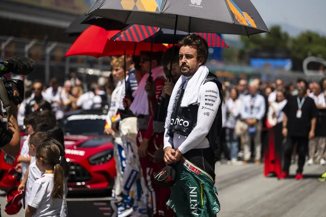 Fernando Alonso durante el GP de Espa&ntilde;a. / EP