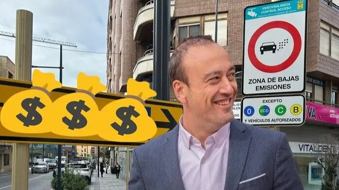 El alcalde Javier L&oacute;pez Estrada. / Salvar Torrelavega de una ZBE ruinosa