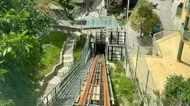 Vista desde arriba del funicular. / A.E