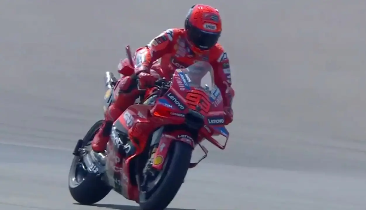 Mar M&aacute;rquez durante el GP de Arag&oacute;n. / MotoGP