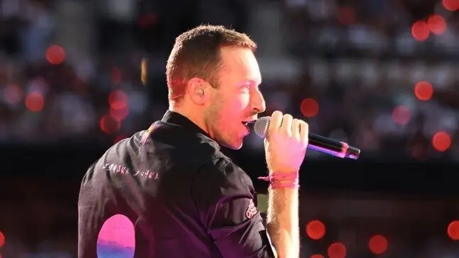 El cantante de Coldplay, Chris Martin, durante un concierto. / EP / Archivo