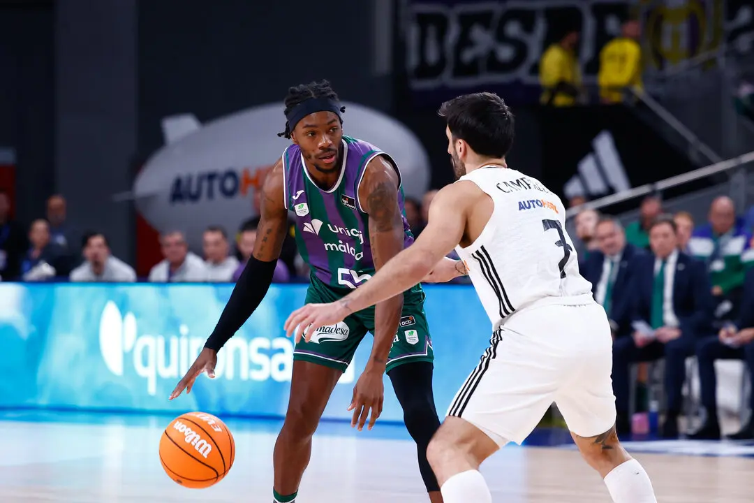 Partido entre el Real Madrid y el Unicaja. / EP