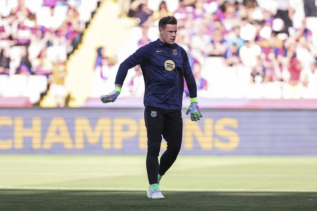 El portero del FC Barcelona, Marc-Andre ter Stegen. / EP