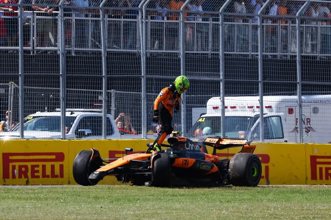 Lando Norris durante el GP de Canad&aacute;. / EP