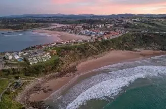 Playa de Los Locos, en Suances. / A.S.