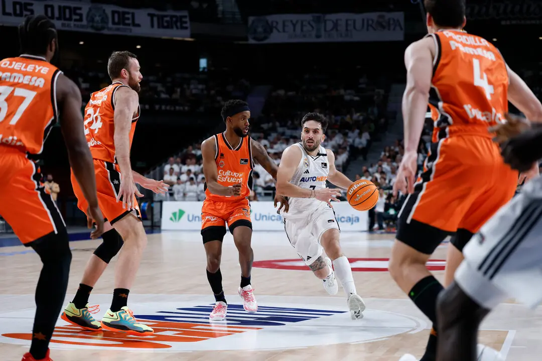 Un encuentro entre el Real Madrid - Valencia Basket. / EP