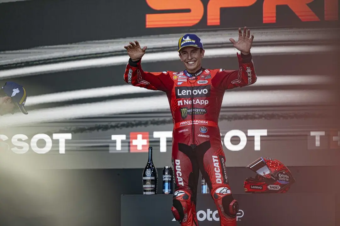 M&aacute;rquez en el GP de Arag&oacute;n. / EP