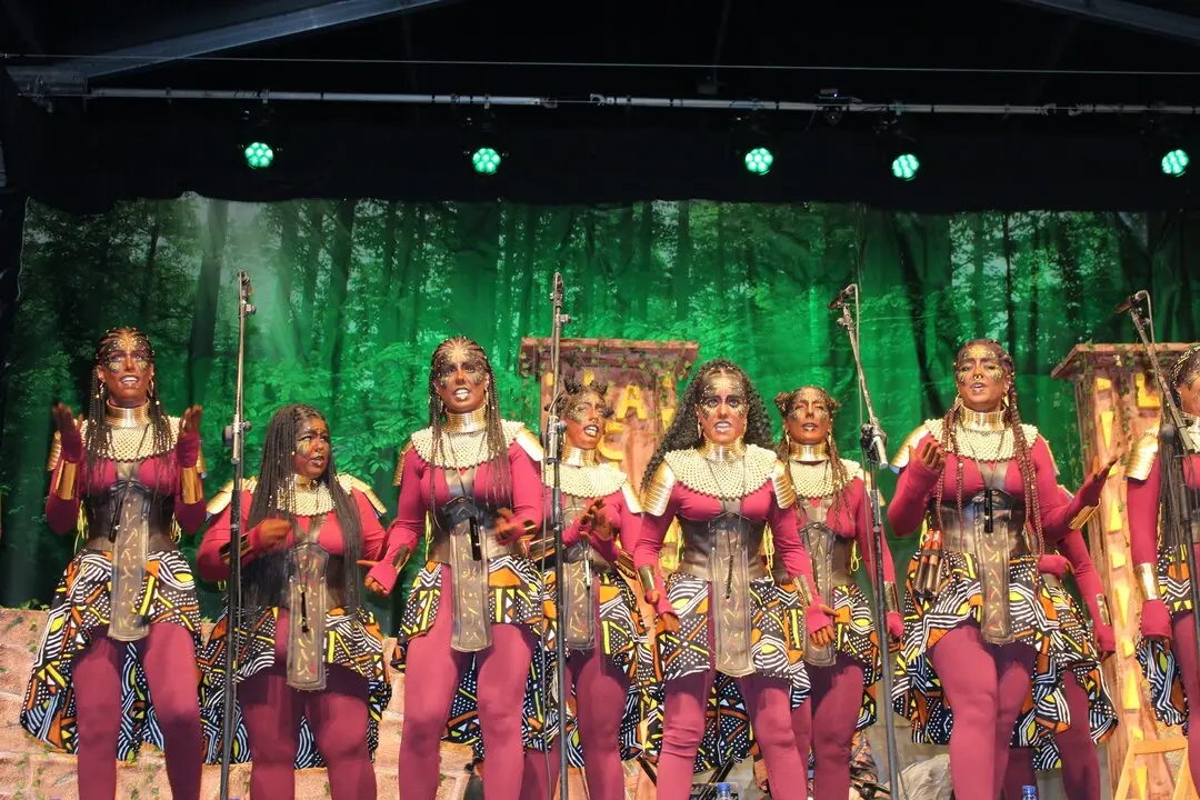 Varias personas disfrazadas durante el Carnaval de Santo&ntilde;a. / FB