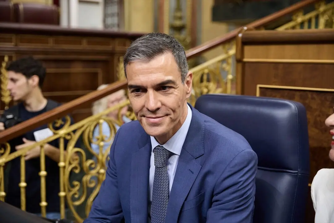 El presidente del Gobierno, Pedro S&aacute;nchez, durante una sesi&oacute;n de control al Gobierno. / Jes&uacute;s Hell&iacute;n