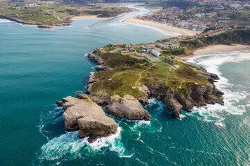 Vista desde arriba de Suances. / A.S.P