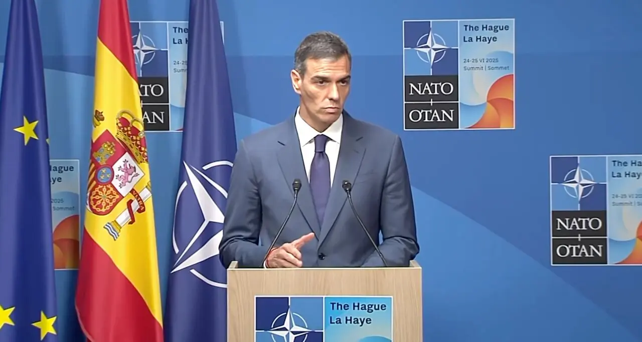 Pedro S&aacute;nchez interviene ante los medios de comunicaci&oacute;n. / X