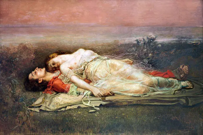 Obra del pintor santanderino Rogelio Egusquiza. / x