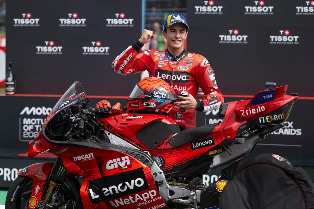 Marc M&aacute;rquez durante el GP de Assen. / EP