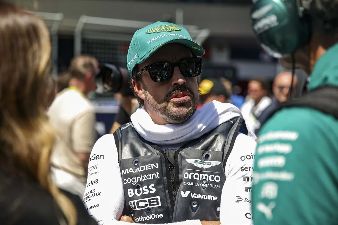 El piloto espa&ntilde;ol de Aston Martin, Fernando Alonso. / EP