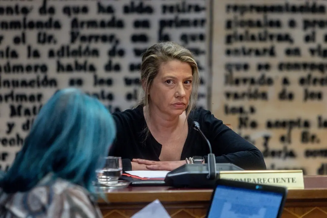 La asesora de Moncloa, Mar&iacute;a Cristina &Aacute;lvarez Rodr&iacute;guez, comparece en la Comisi&oacute;n de Investigaci&oacute;n por el &lsquo;caso Koldo&rsquo;. / Ricardo Rubio