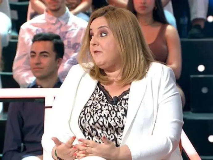 Pilar Vidal durante un programa de televisi&oacute;n. EP / Archivo