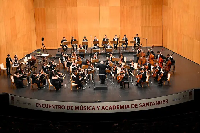 La orquesta Freixenet en el Encuentro de M&uacute;sica y Academia. / x