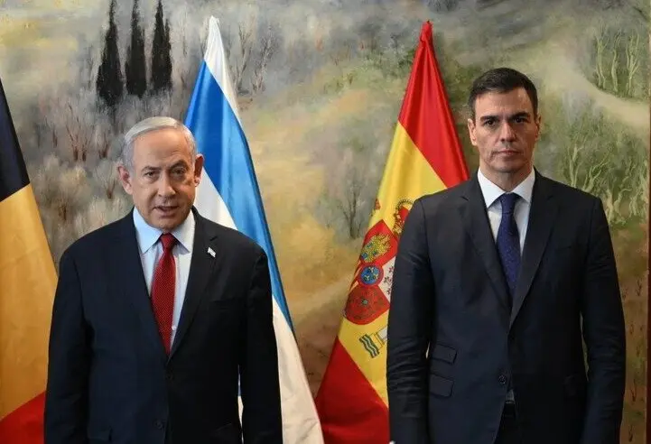 Pedro S&aacute;nchez y Benjamin Netanyahu. / EP