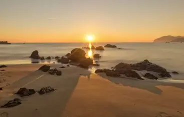 Playa de Trengandin, en Noja. / A.S.