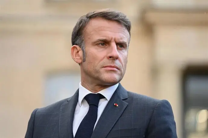 El presidente franc&eacute;s Emmanuel Macron. / x