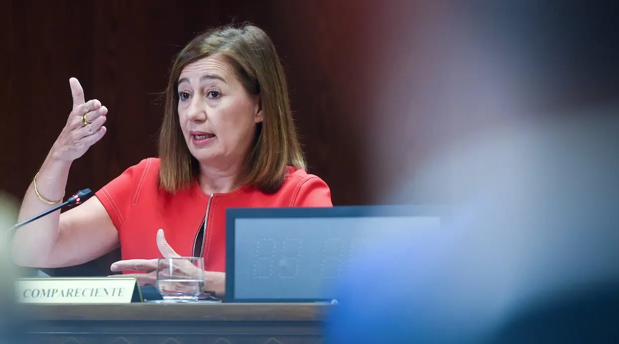 La expresidenta de las Islas Baleares y actual presidenta del Congreso, Francina Armengol, comparece ante la Comisi&oacute;n de Investigaci&oacute;n por el &lsquo;caso Koldo&rsquo;. Gustavo Valiente / Europa Press
