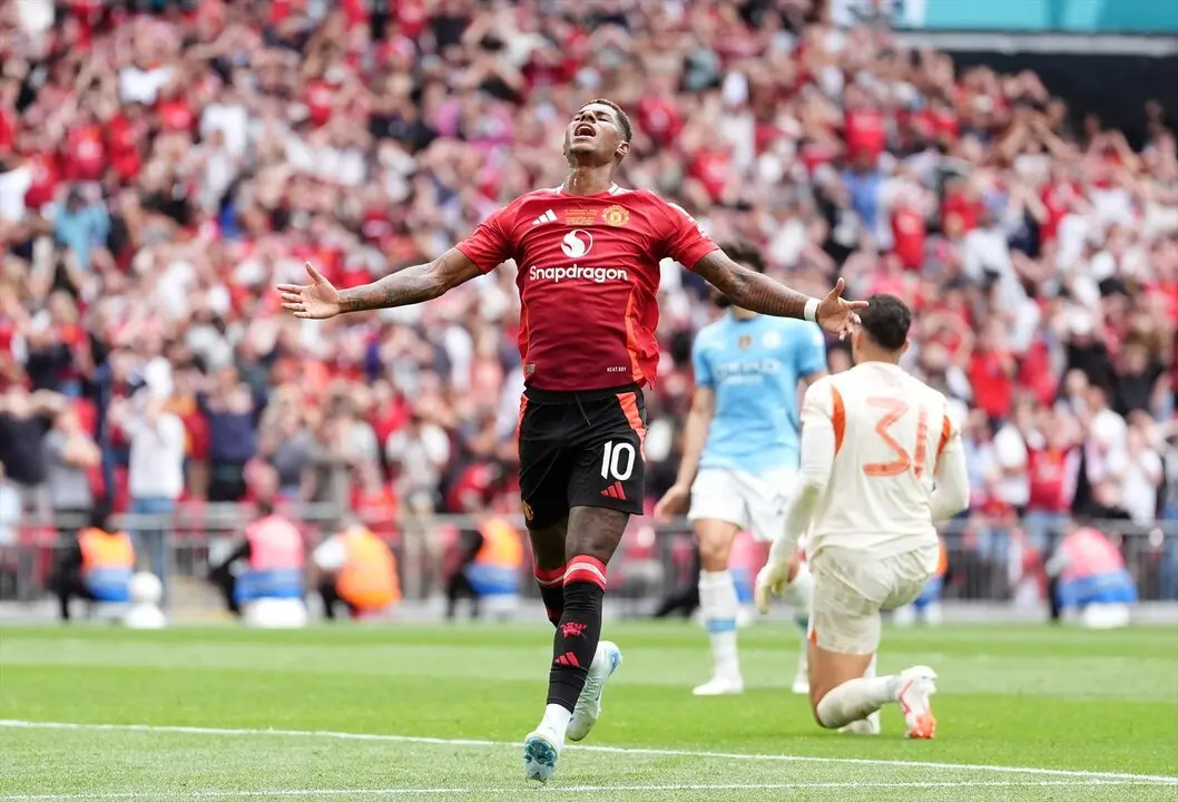 Marcus Rashford durante su etapa en el Manchester United. / Adam Davy