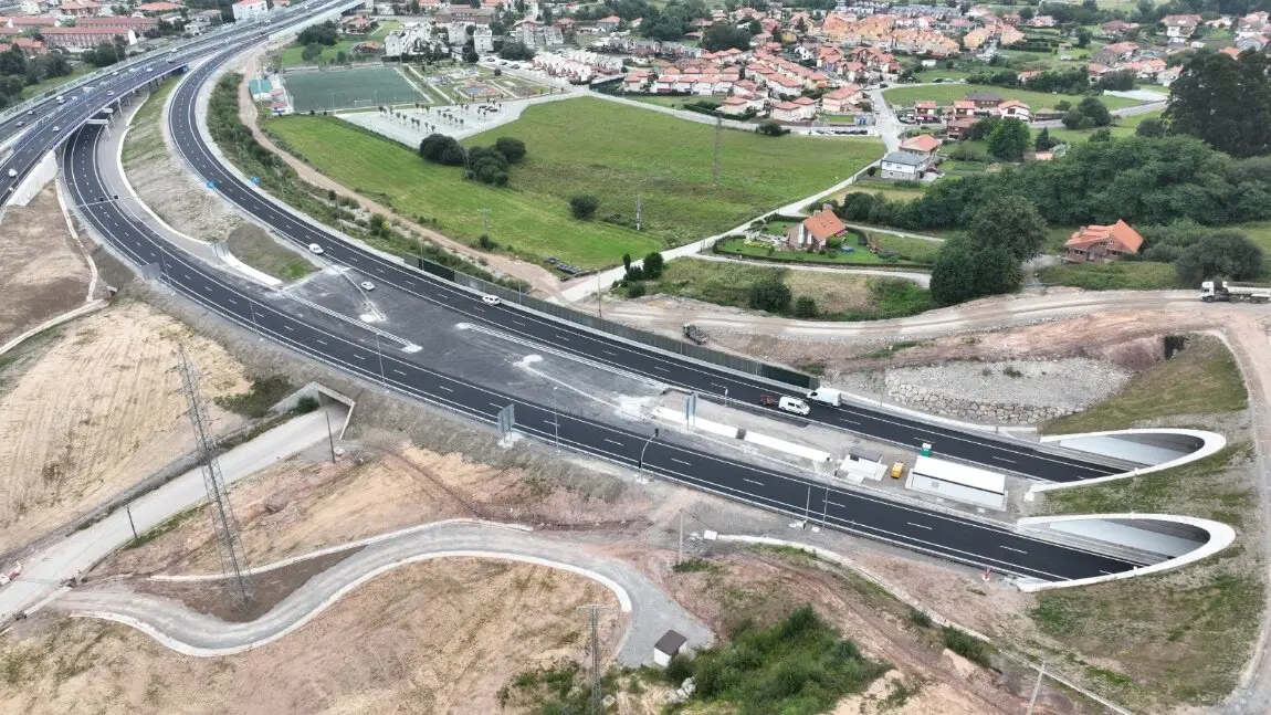 Resultado de las obras del nudo de Torrelavega. / A.E.