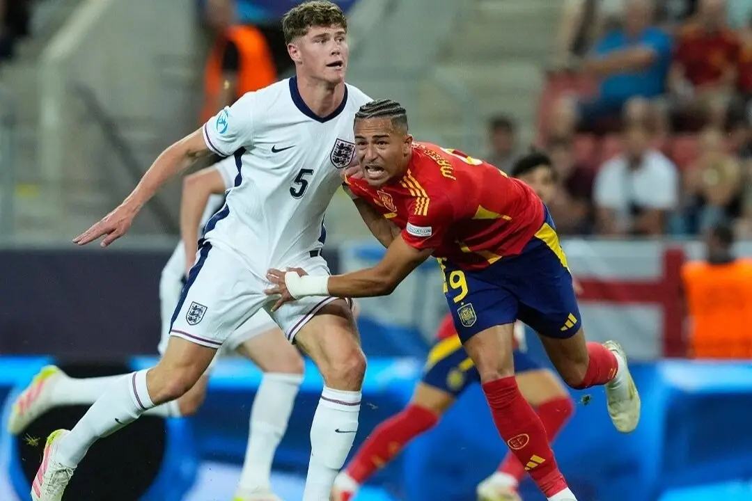 Mateo Joseph, durante un partido con la selecci&oacute;n espa&ntilde;ola en el Europeo sub-21. / RFEF
