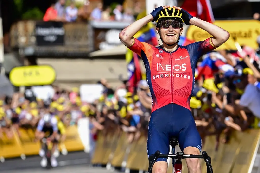 El ciclista espa&ntilde;ol, Carlos Rodr&iacute;guez, durante una carrera. / David Pintens