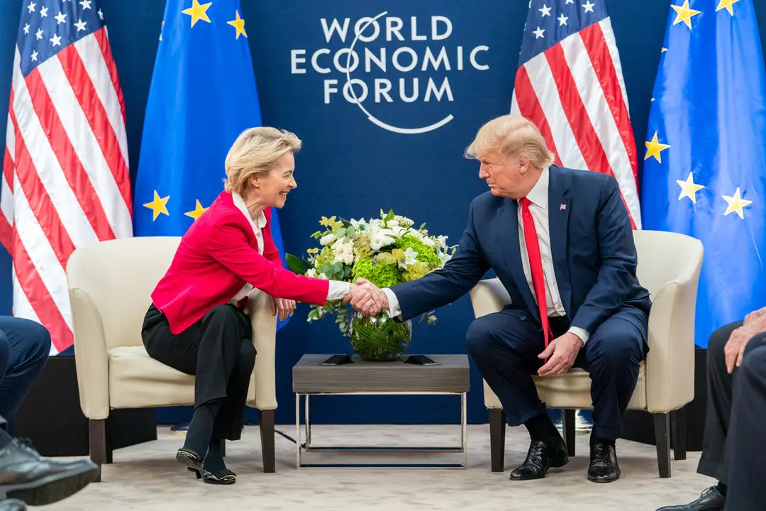 Von der Leyen y Trump. / ARCHIVO / EP