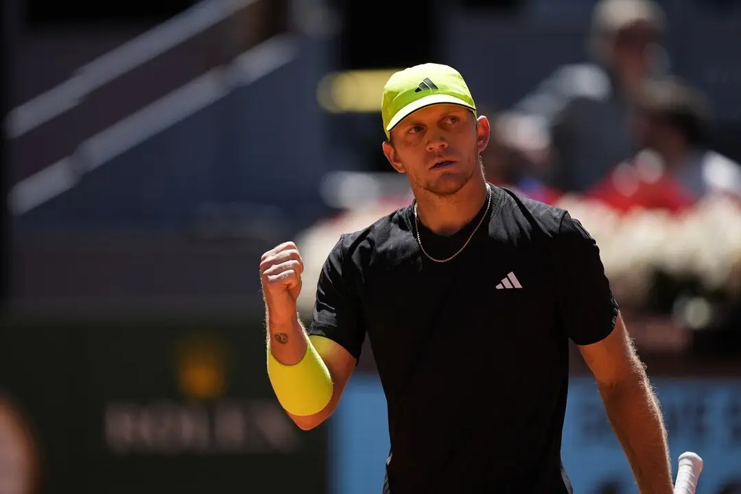 El espa&ntilde;ol Alejandro Davidovich durante el Mutua Madrid Open. / EP