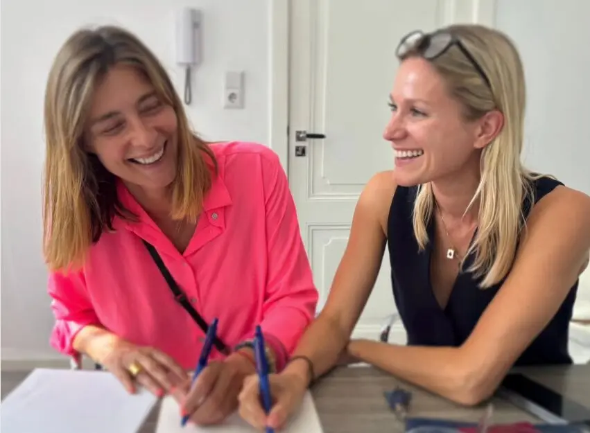 Sandra Barneda y su pareja Pascalle Paerel. / IG