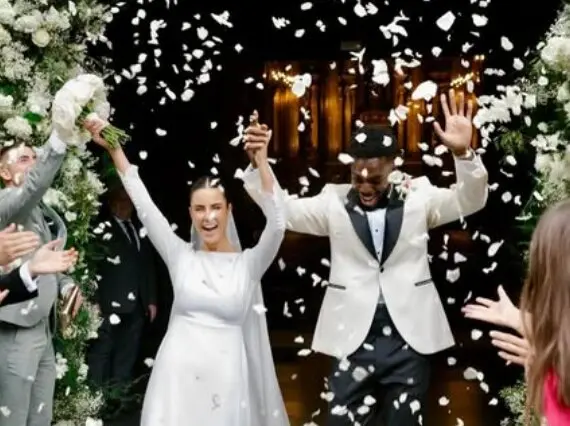 El futbolista el d&iacute;a de su boda. / Instagram