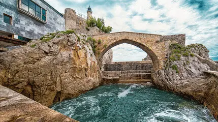 El puente ubicado en Castro Urdiales. / A.S.P