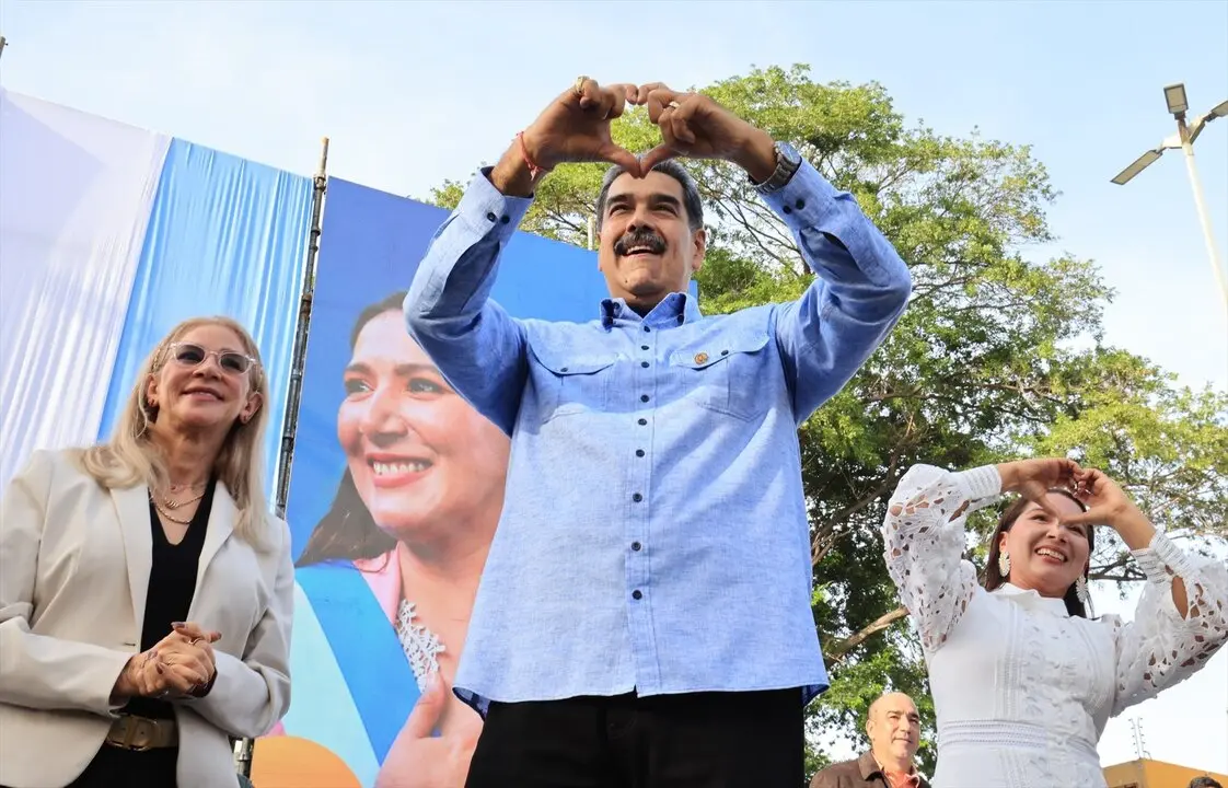 El presidente de Venezuela, Nicol&aacute;s Maduro, durante un acto p&uacute;blico. / EP