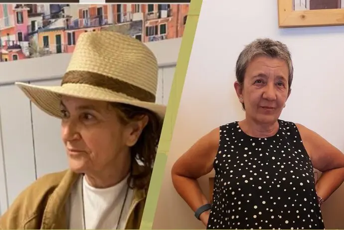 Natalia Lia&ntilde;o y Mar&iacute;a Jes&uacute;s Puente. / x