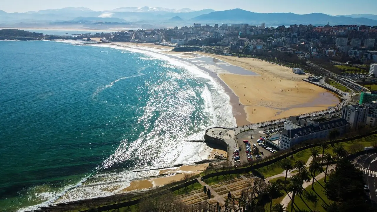 Vista a&eacute;rea de Santander. / A.P.