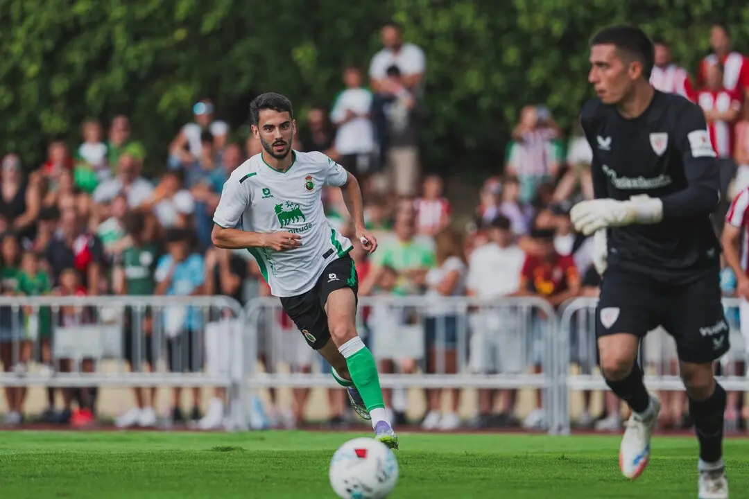 Partido entre el Racing y el Athletic. / X