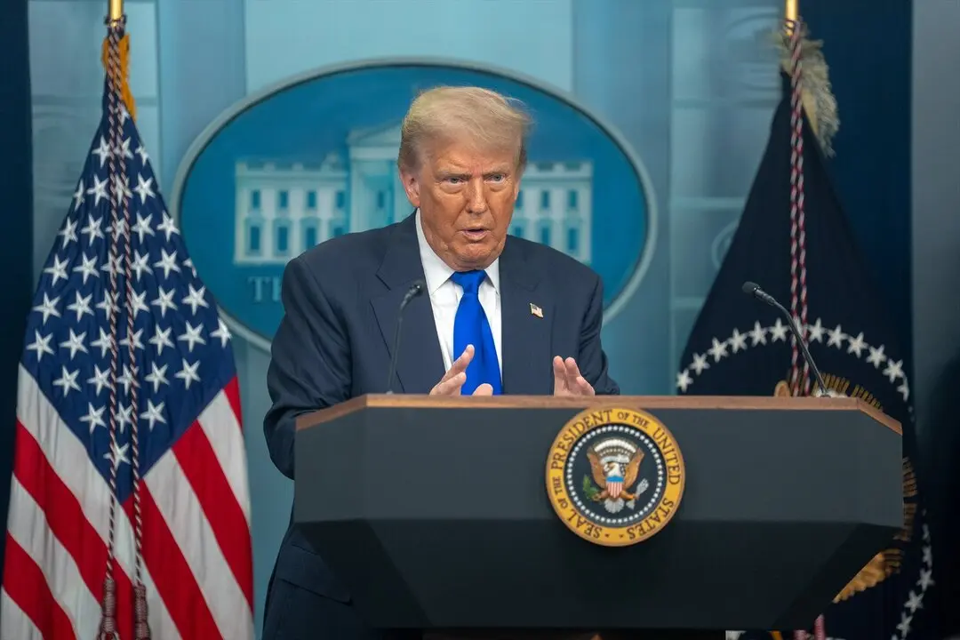 El presidente de Estados Unidos, Donald Trump, durante un discurso. / EP