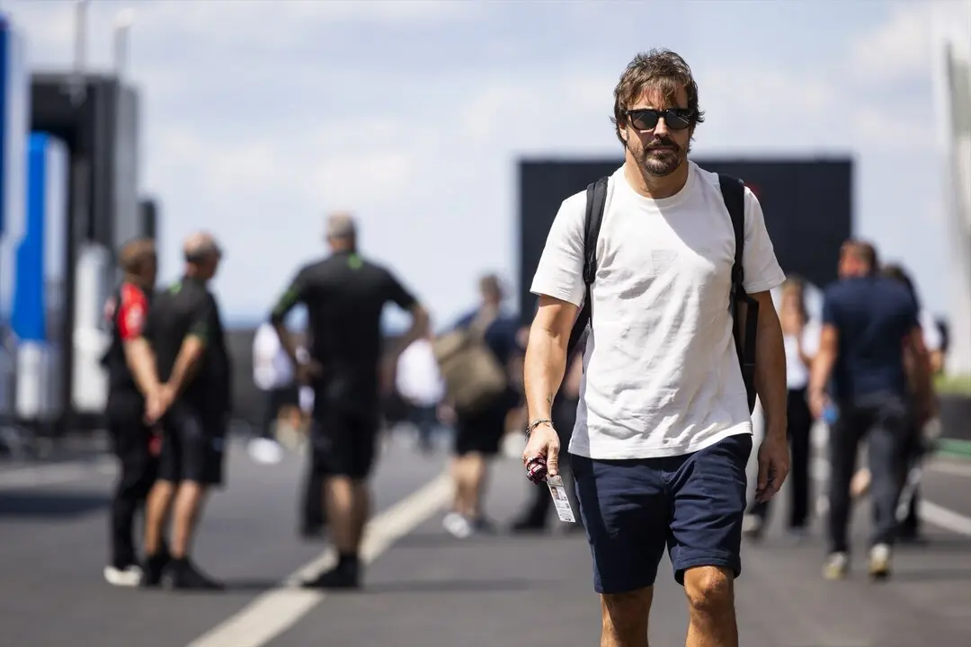 Fernando Alonso en el GP de Hungr&iacute;a. / EP