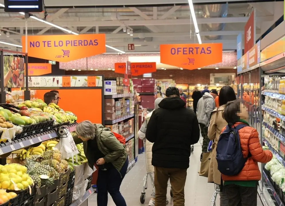 Imagen de archivo de un supermercado de Aldi. / EP