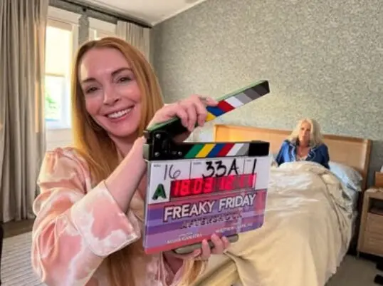 La actriz Lindsay Lohan. / Instagram