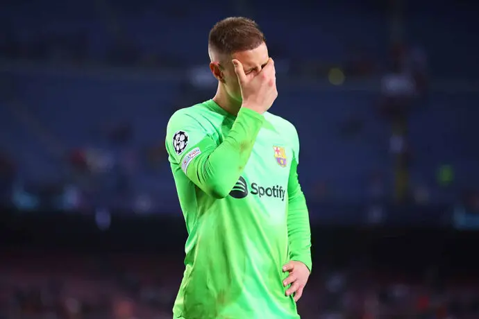 El guardameta del FC Barcelona, el alem&aacute;n Ter Stegen. / x