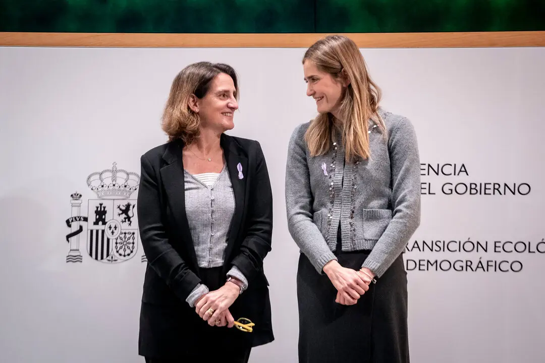 Teresa Ribera y Sara Aagesen. / EP