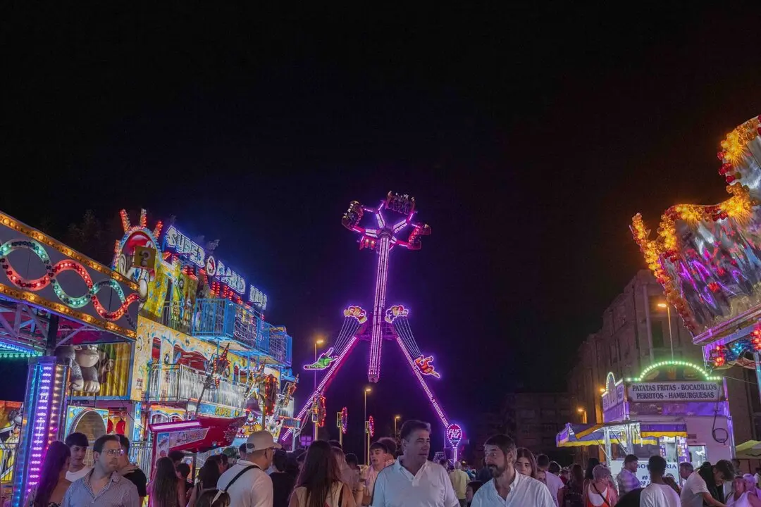 Varias personas durante las fiestas de la Virgen Grande. / A.E