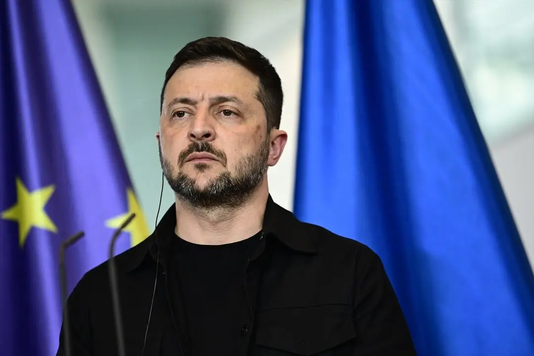El presidente ucraniano, Volodimir Zelenski. / Fabian Sommer
