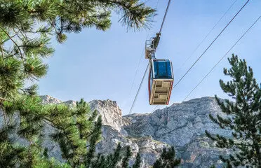 El teleferico de Fuente D&eacute;. / A.S.P