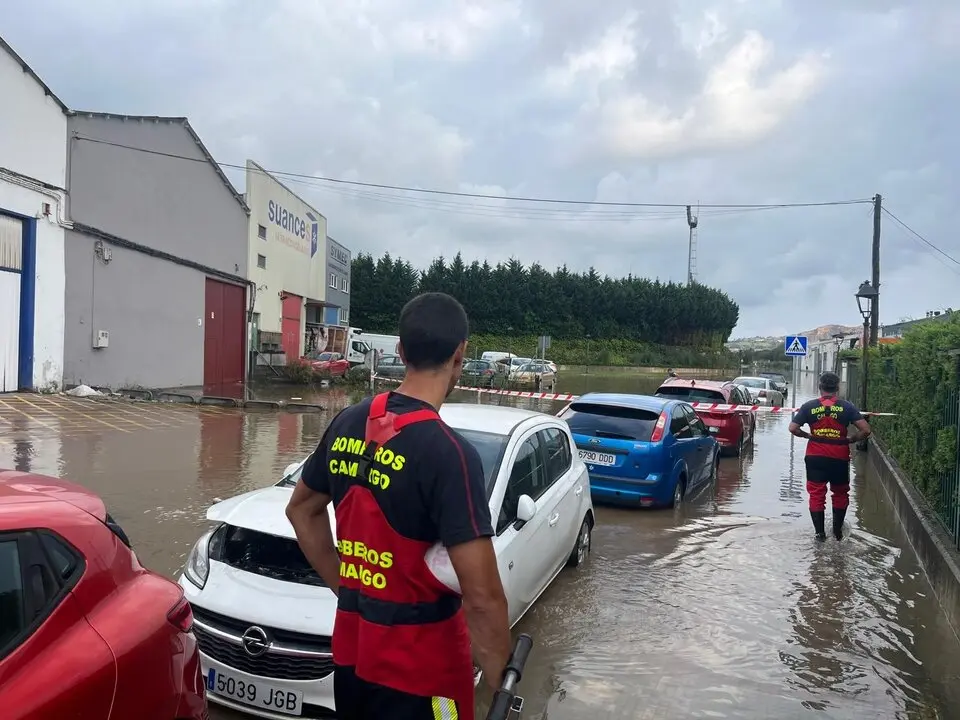 Intervenci&oacute;n de los Bomberos de Camargo. / Bomberos Camargo